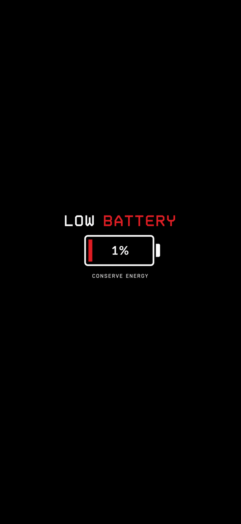 LOW BATTERY